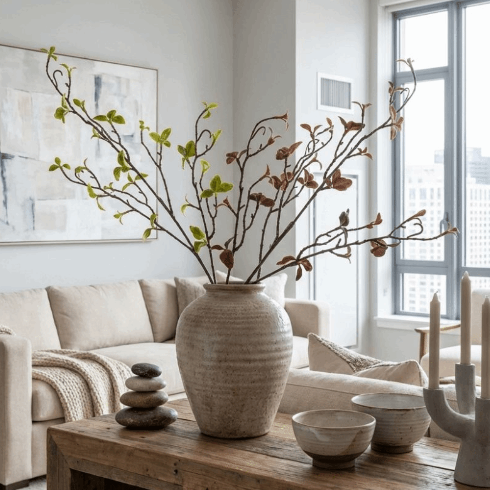 Branch Curly Willow - Ramas de sauce artificiales de tacto