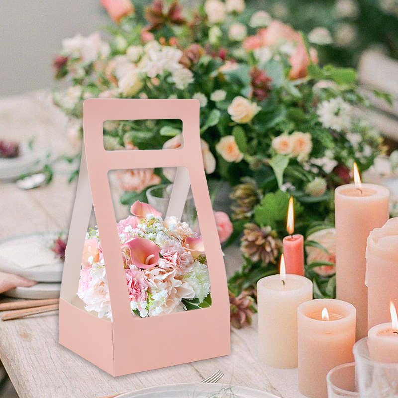 Caja de flores de mano de pape - Flower Wrap Kraft reseña y precio