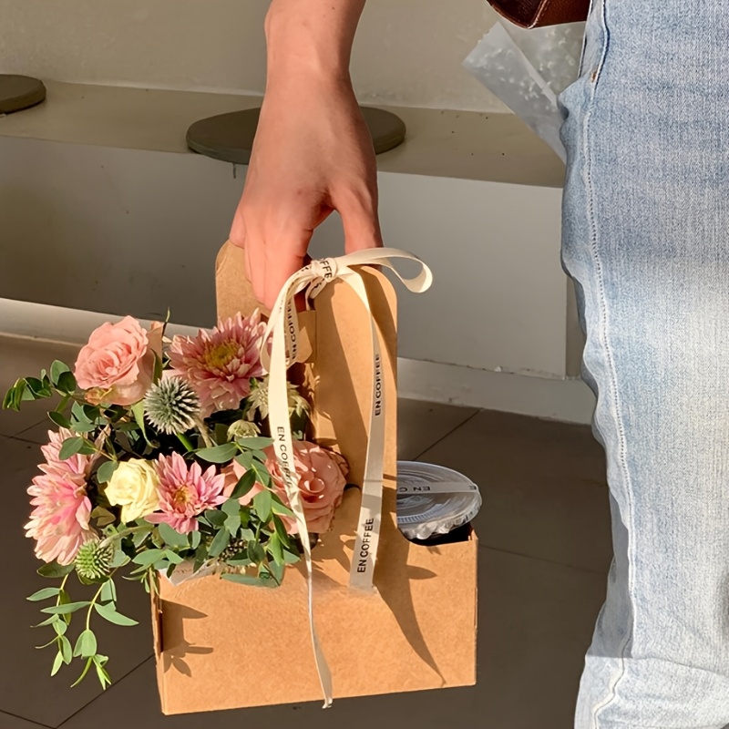 12 Bolsas de Regalo de Papel K - Flower Wrap Kraft reseña y precio
