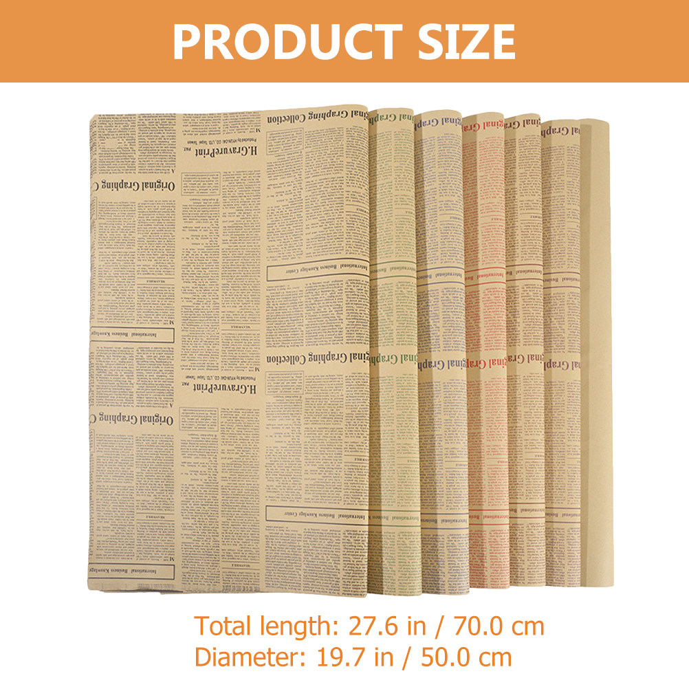 20 Hojas de Papel de Regalo Es - Flower Wrap Kraft reseña y precio